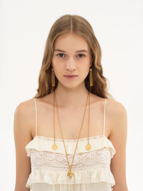 The Chloé Pompoms earrings