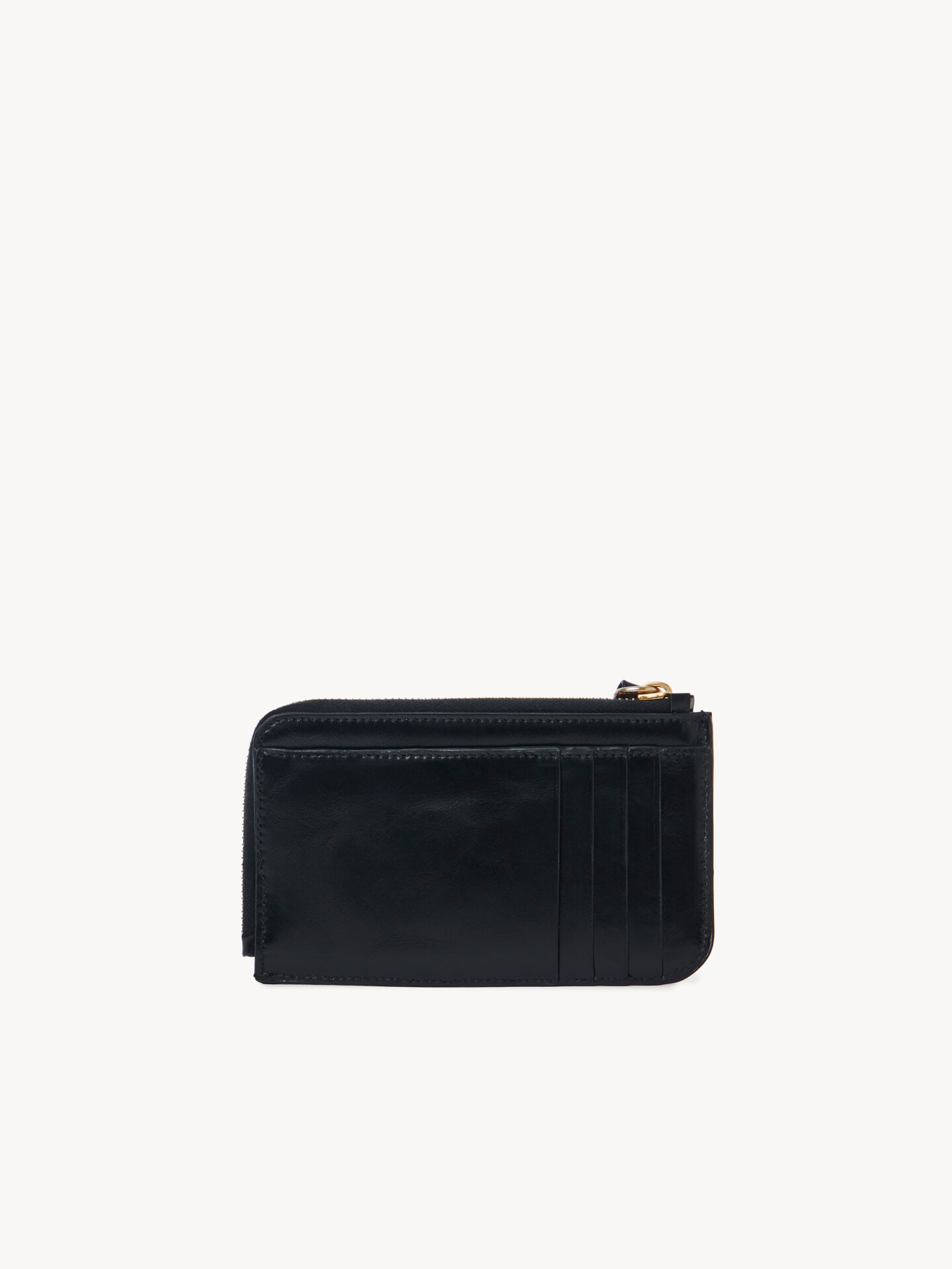 Alphabet purse in shiny leather - 5