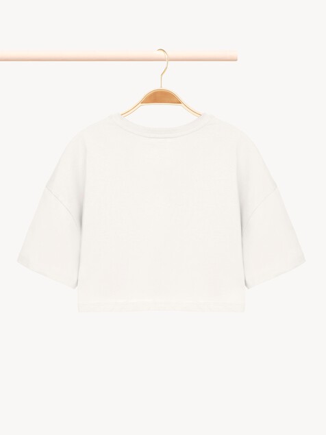 Kids' cropped logo T-shirt