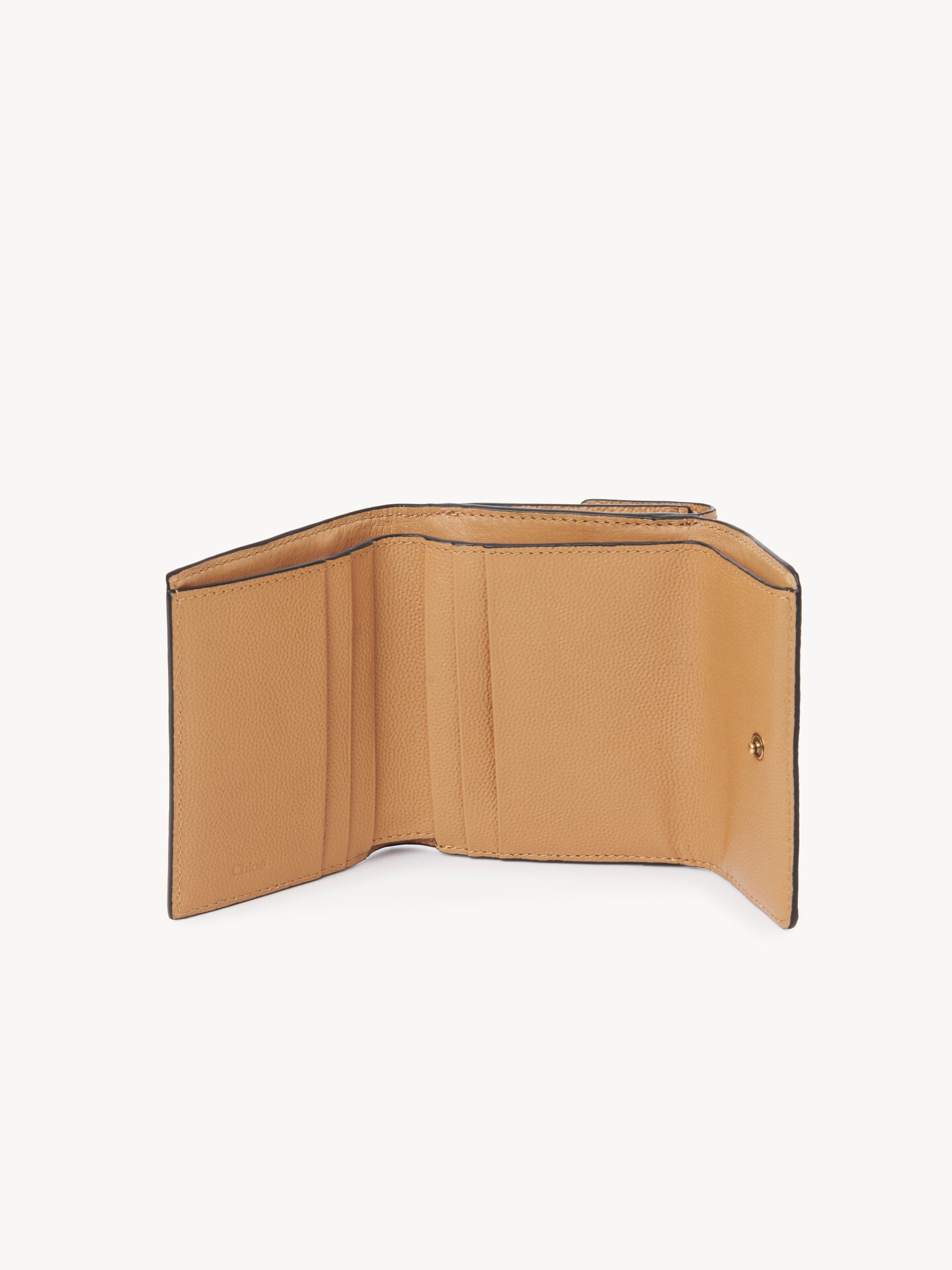 Small Chloé Charms tri-fold wallet in grained leather - 5