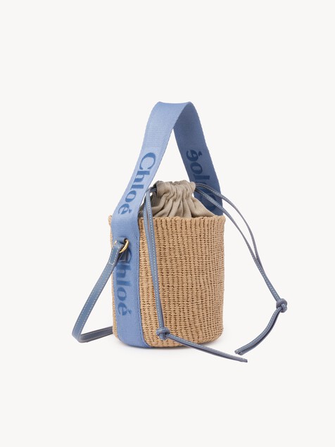Small Woody basket in natural fibres