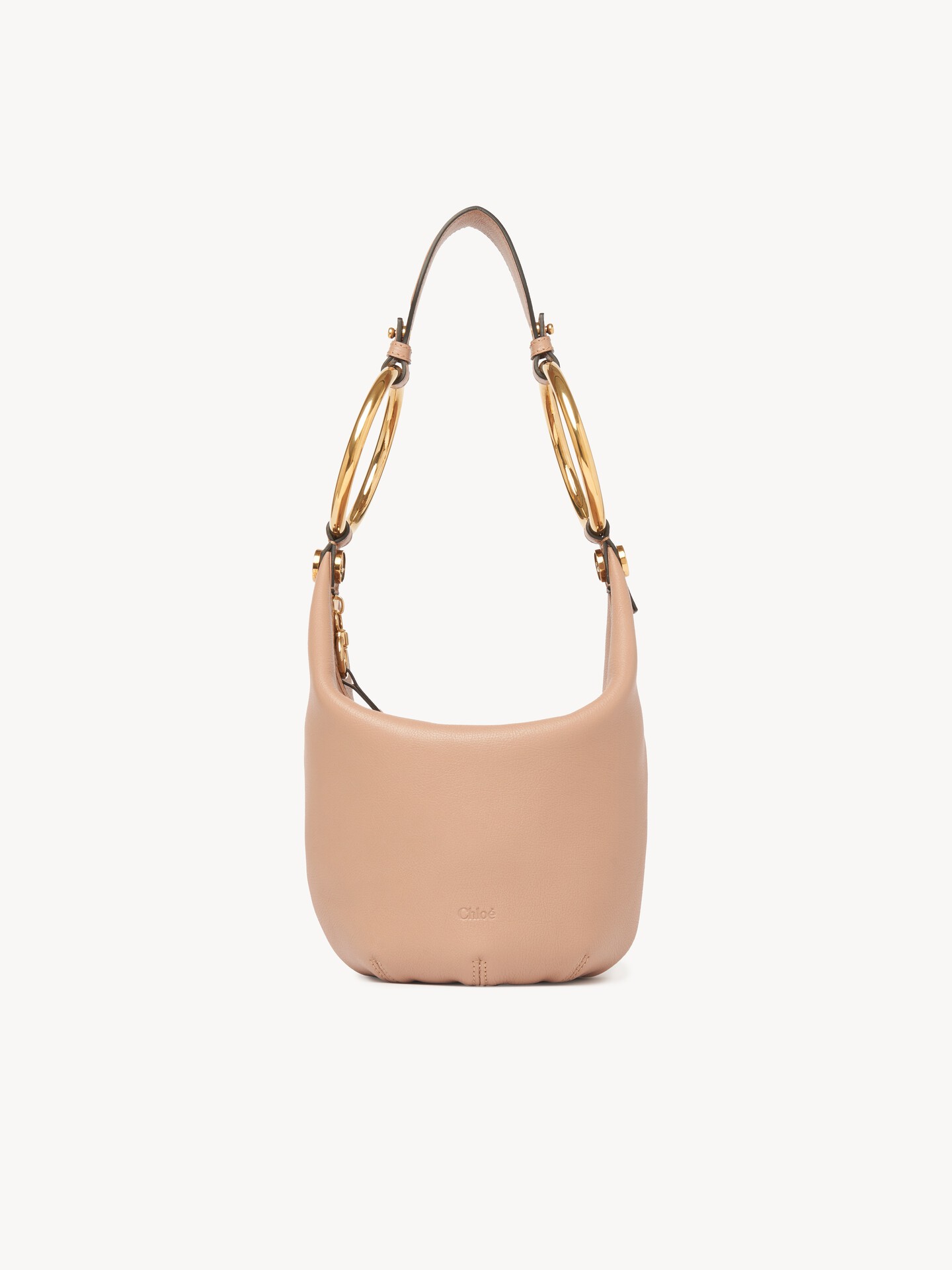 Small Bracelet handbag in grained leather - 2