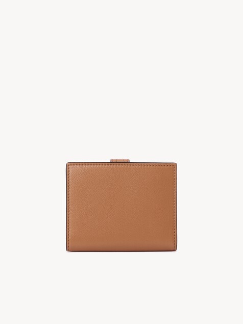 Paddington square wallet in grained leather