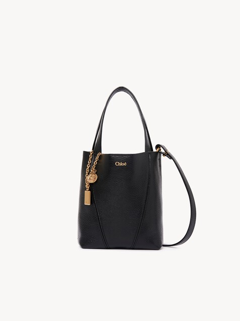 Small Chloé Spin tote bag in grained leather