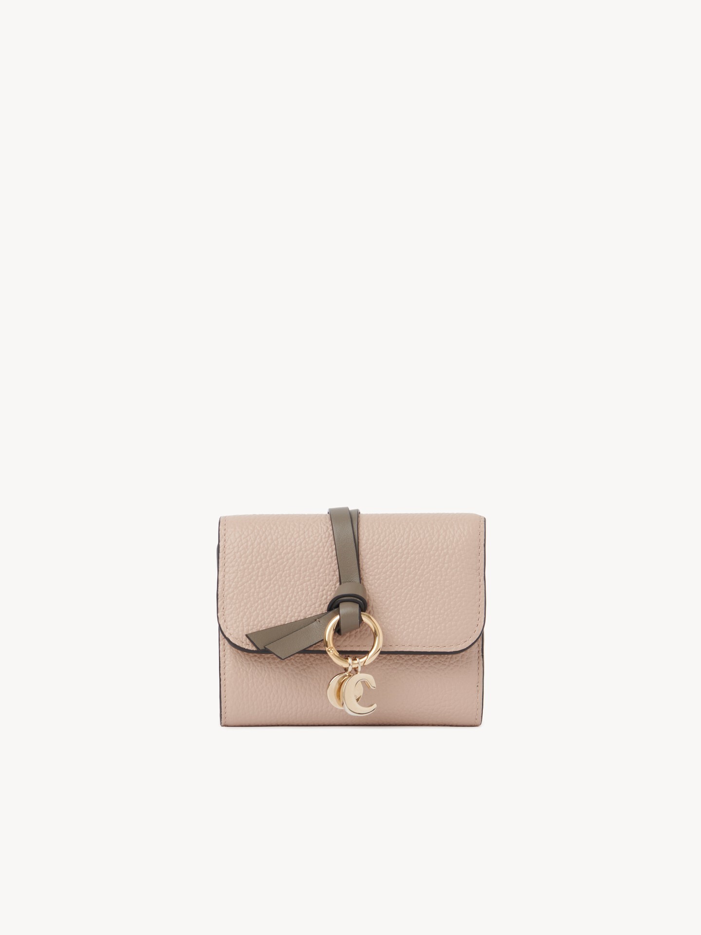 Small Alphabet tri-fold in grained leather - 2