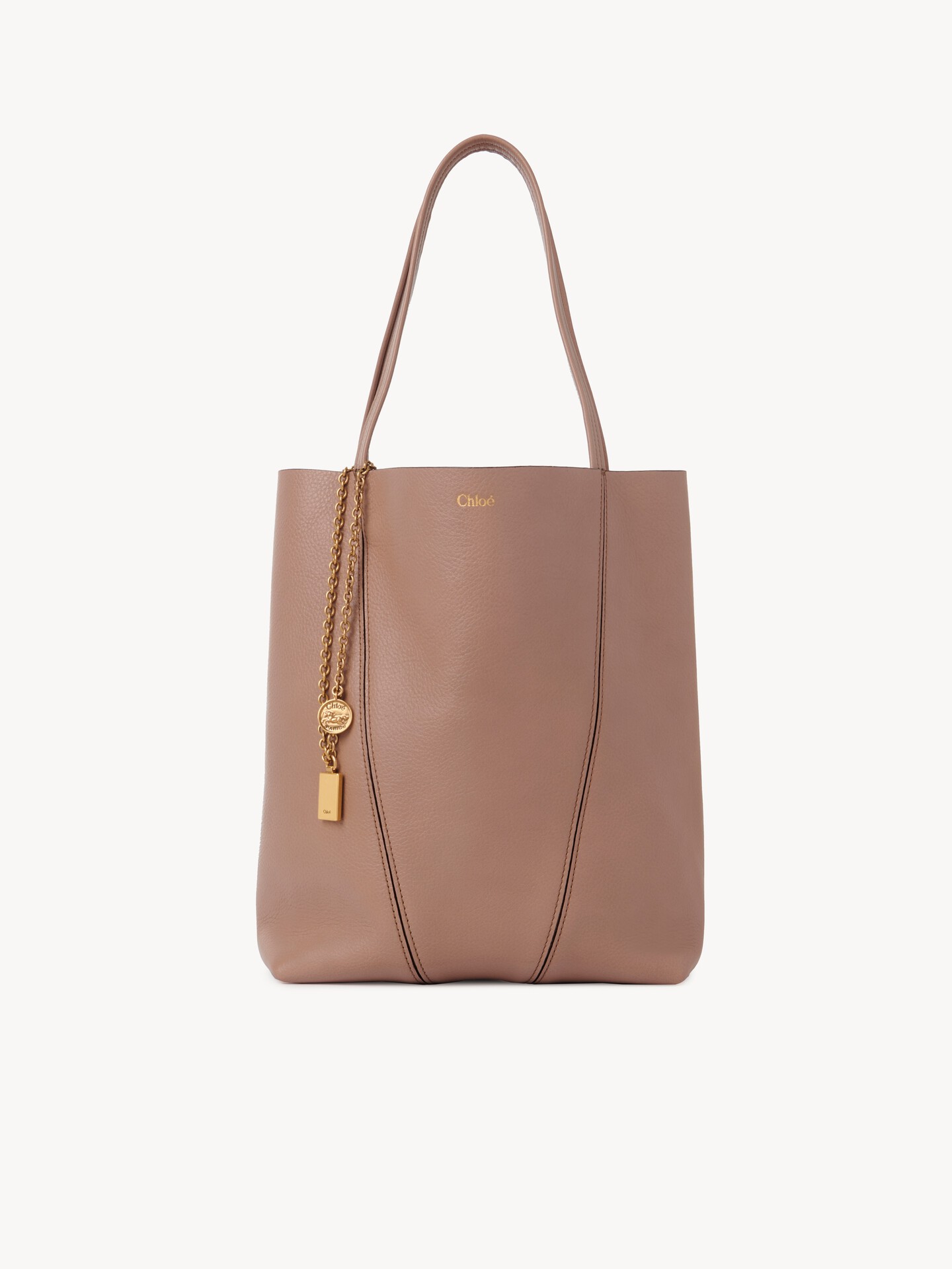 Chlo&eacute; Spin tote bag in grained leather - 2