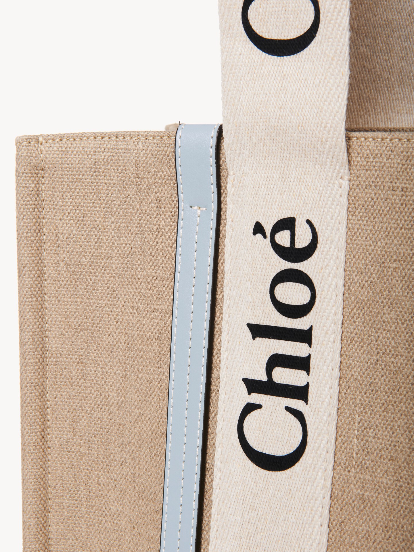Woody tote bag in linen - 6