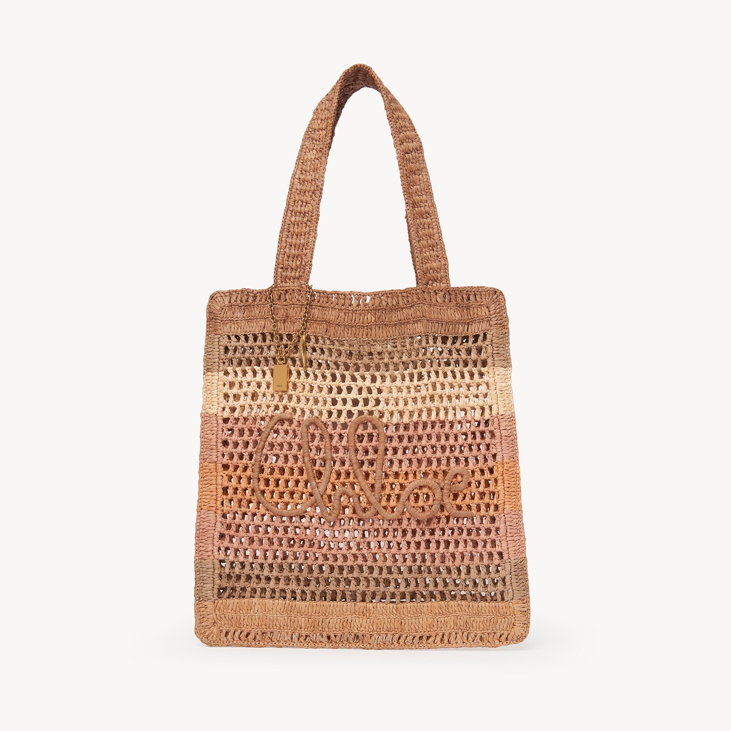 Summer Banana tote bag in raffia - 8