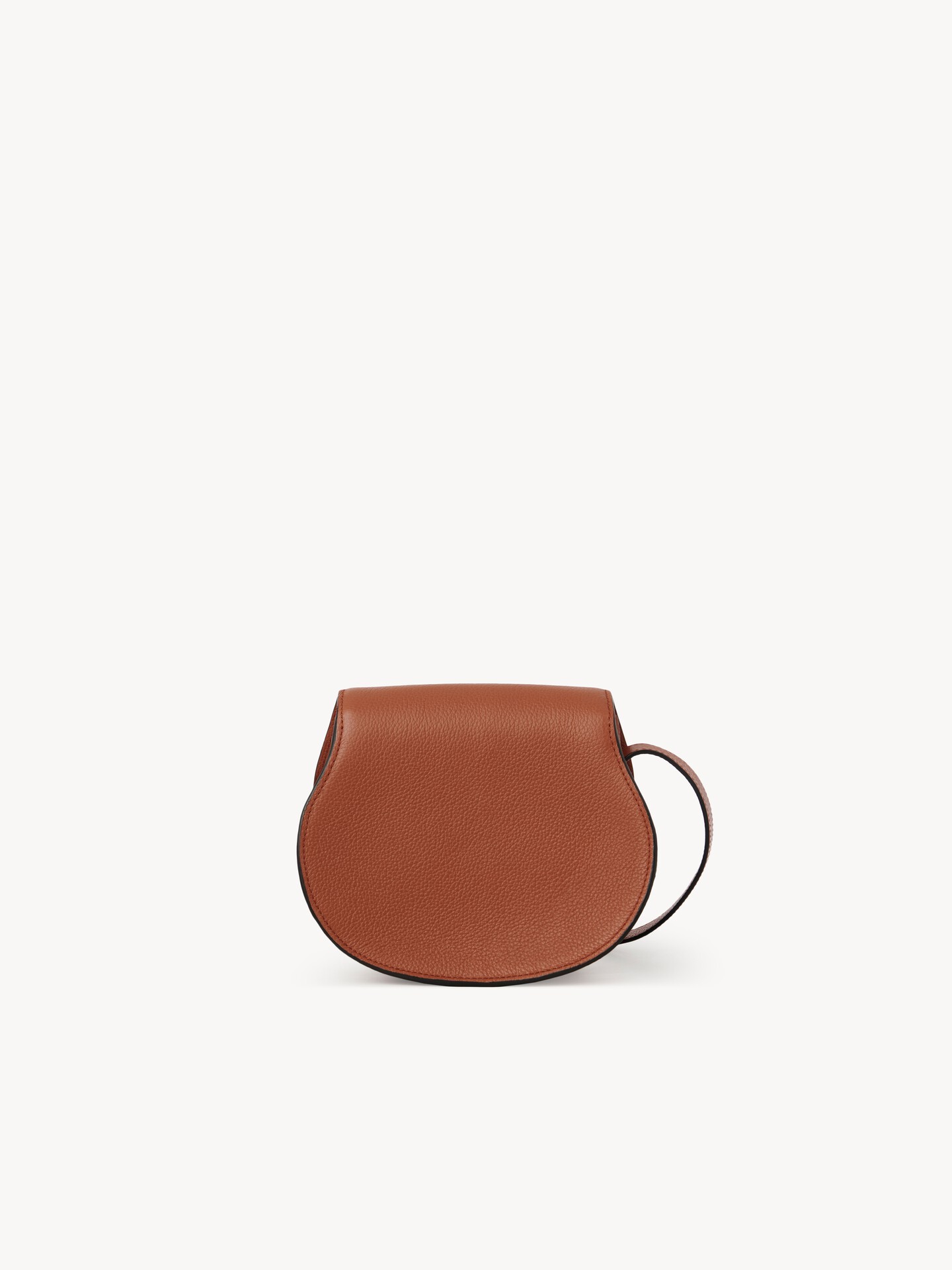 Small Marcie saddle bag in grained leather - 9
