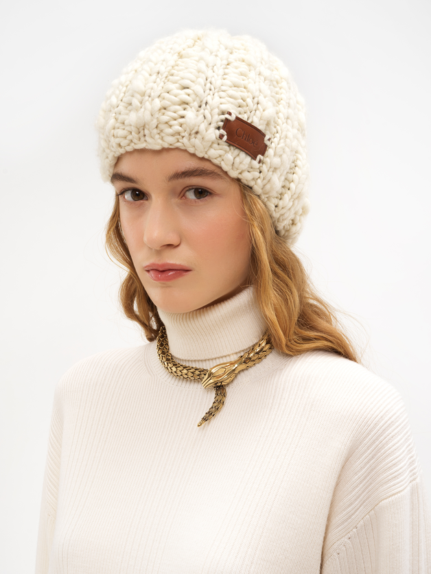 Beanie in extrafine wool & silk - 6