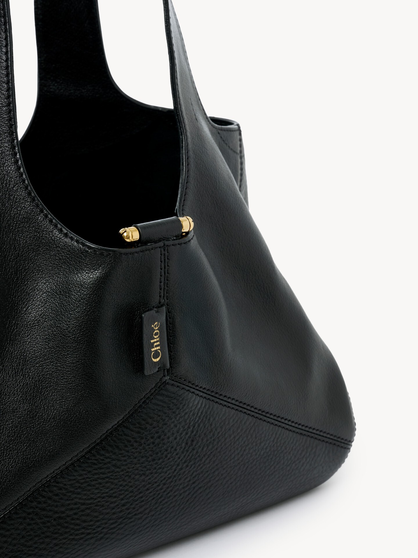Chlo&eacute; Balloon east-west tote bag in grained leather - 8