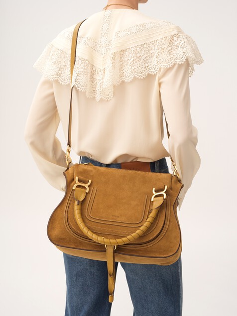 Marcie bag in suede leather