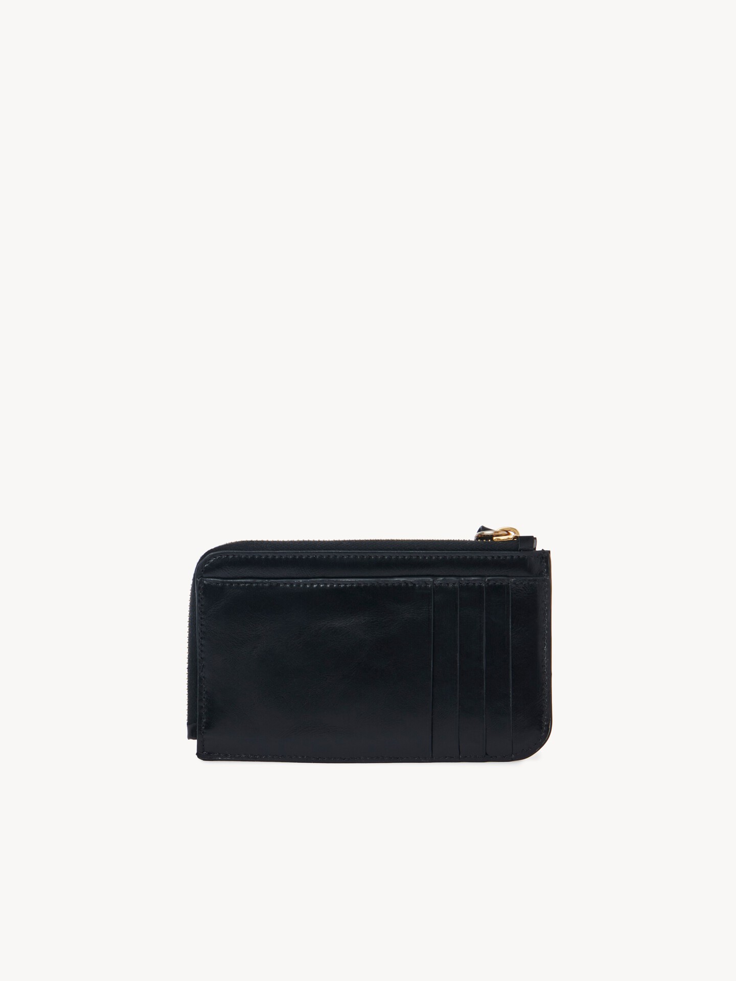 Alphabet wallet in shiny leather - 5