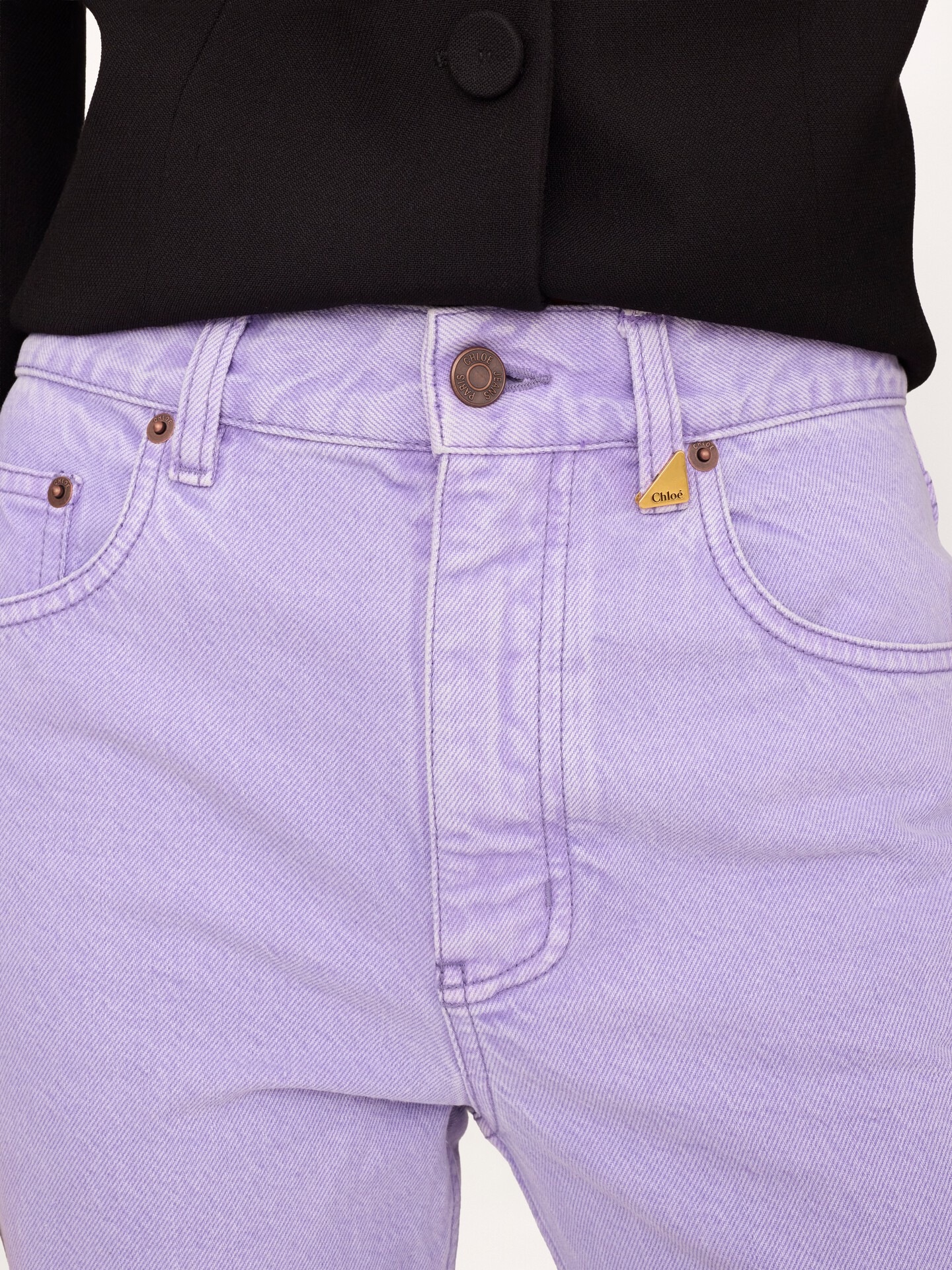 Straight denim jeans - 6