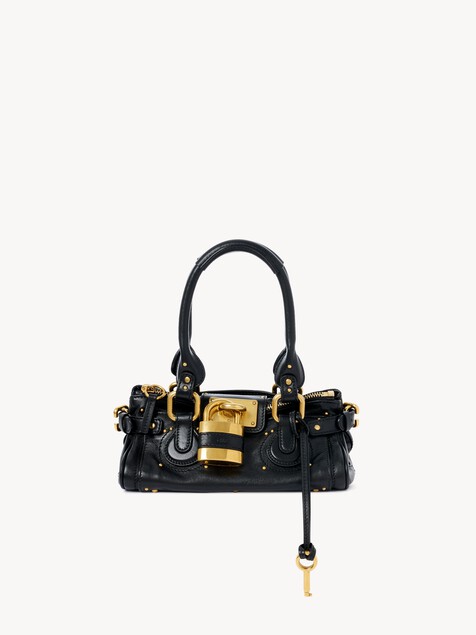 Small Paddington bag in grained leather