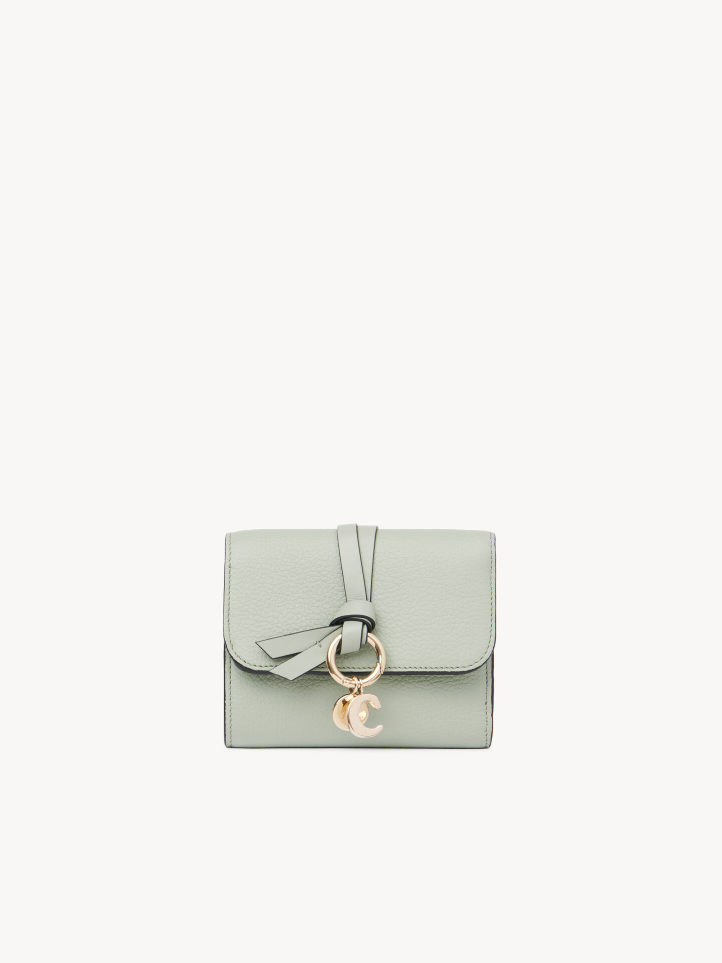 Small Alphabet tri-fold in grained leather - 2