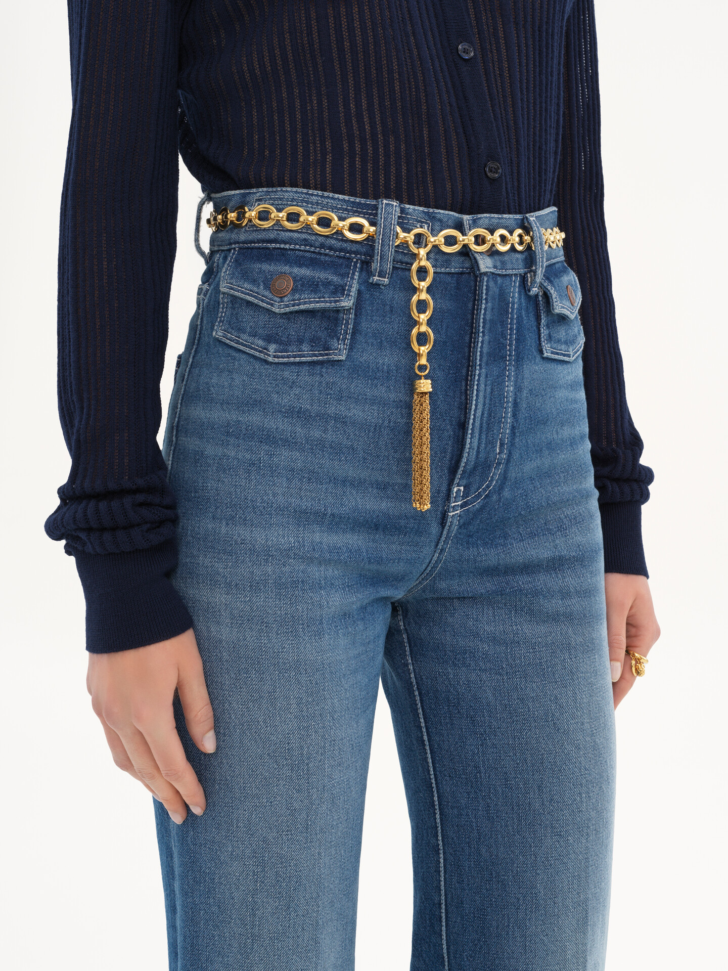 The Chlo&eacute; Pompoms belt - 2