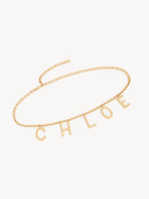 The Chlo&eacute; Letters jewellery belt