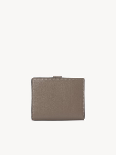 Paddington square wallet in grained leather
