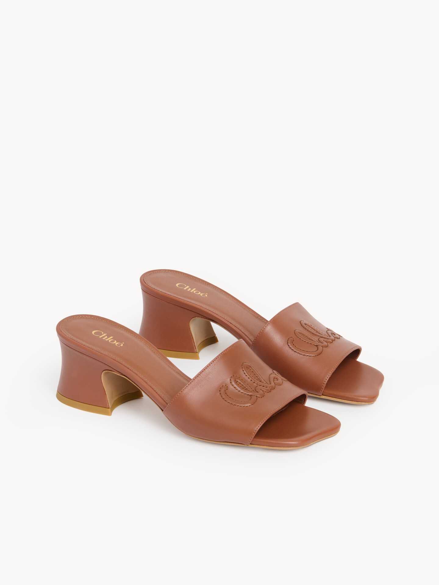 Chlo&eacute; Soleil heeled mule - 2