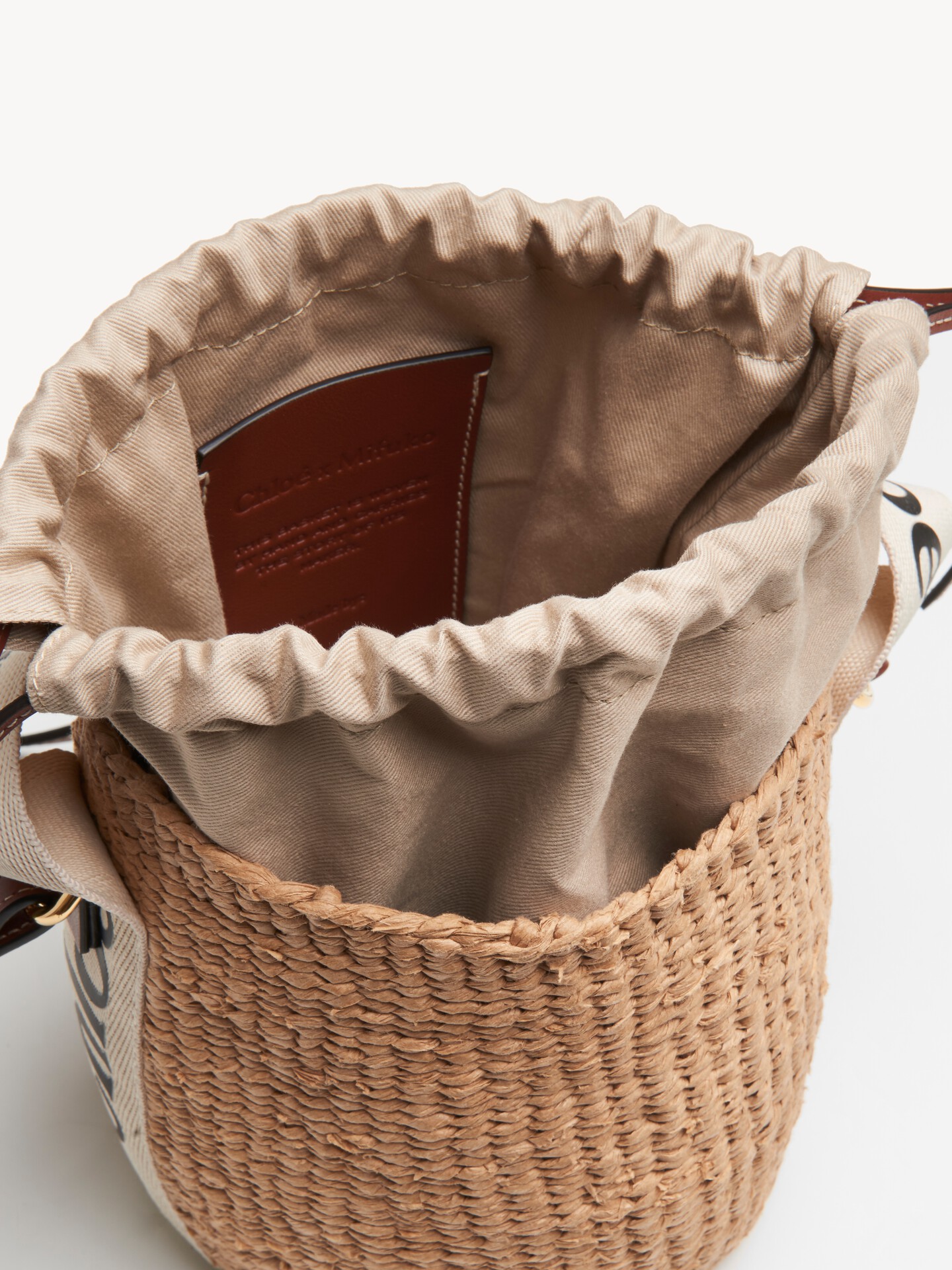 Small Woody basket in natural fibers - 5