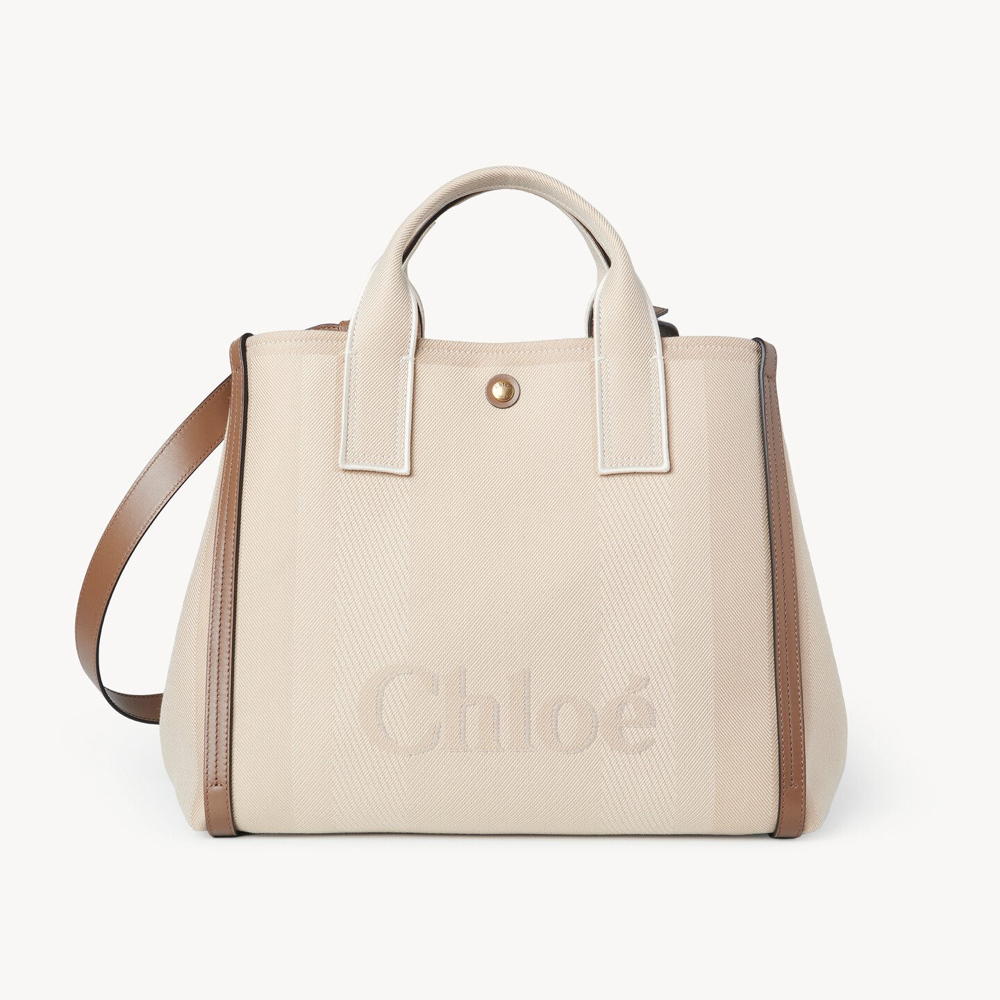 Chlo&eacute; Carry tote bag in canvas - 8