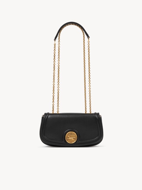 Horse Medal crossbody bag in grained leather