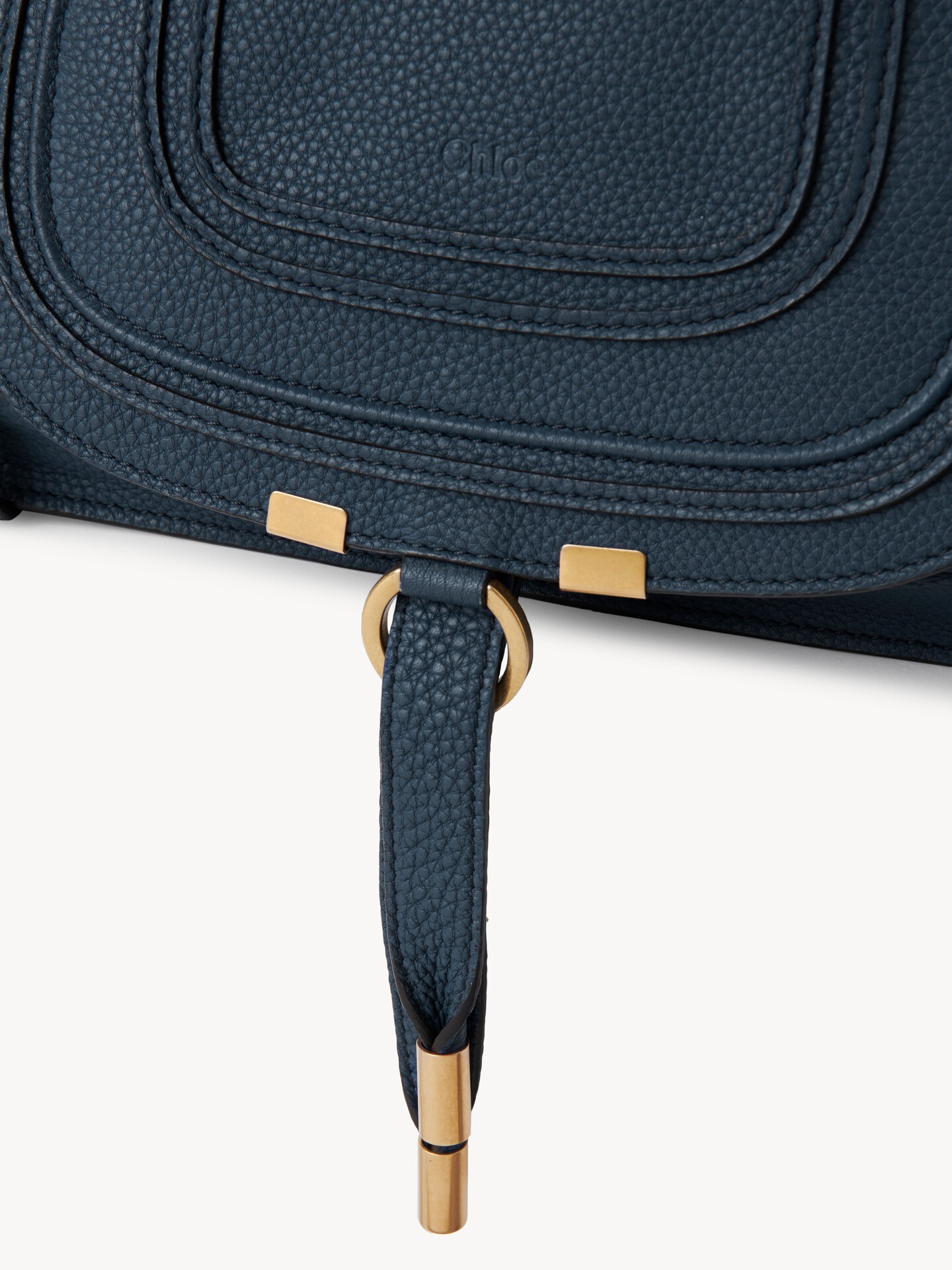Small Marcie bag in grained leather - 4