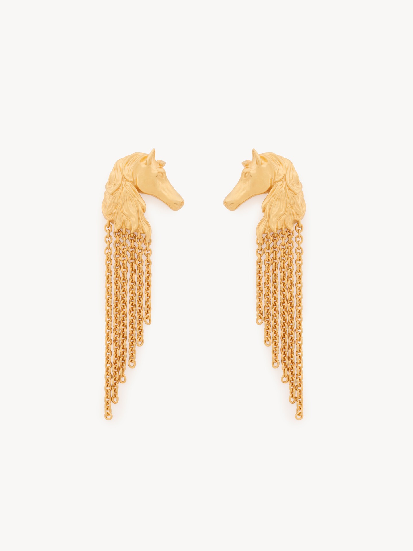 The Chlo&eacute; Chain Horse earrings - 1