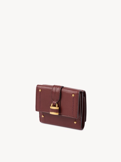 Mini Paddington tri-fold in grained leather