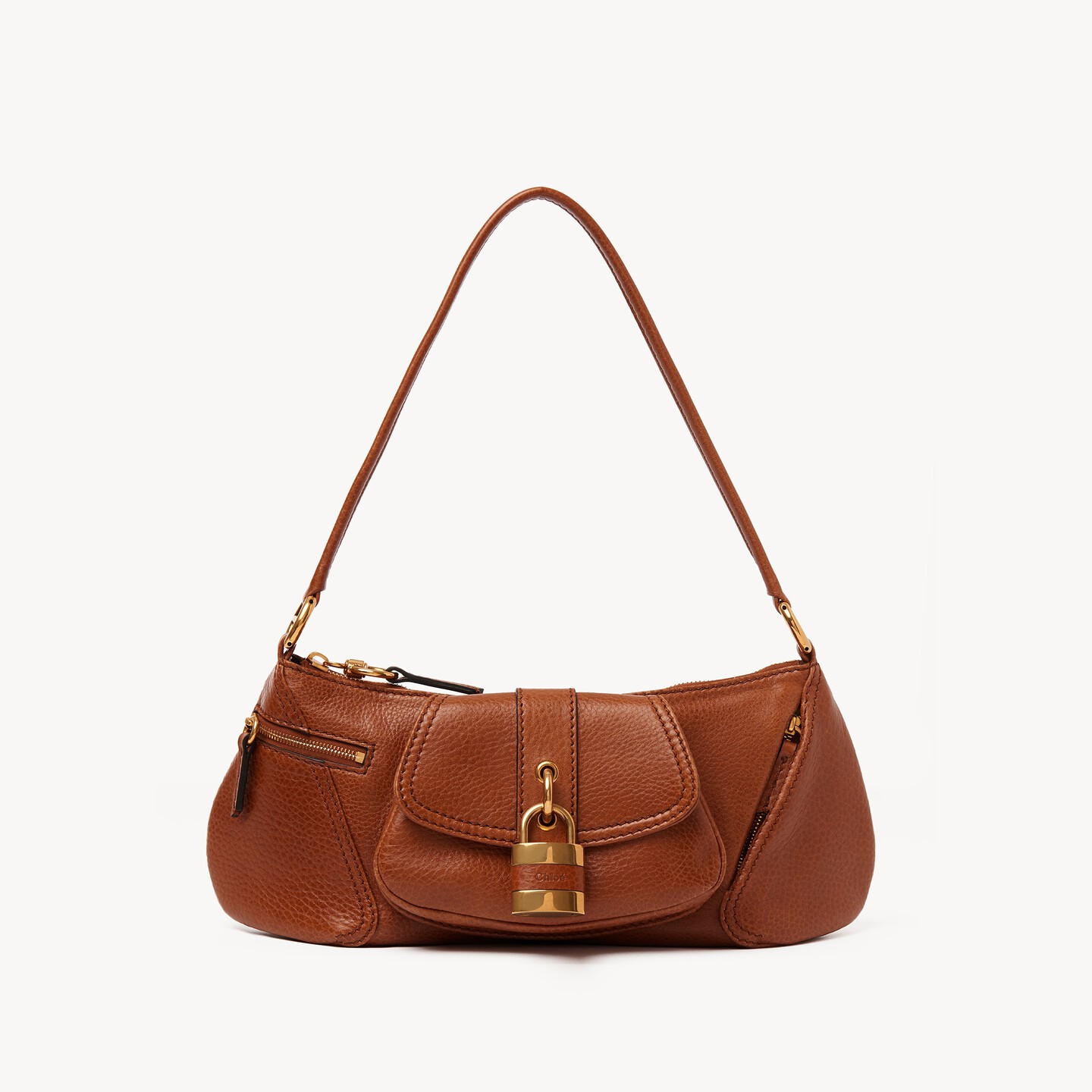 The 99 shoulder bag in grained leather - 8