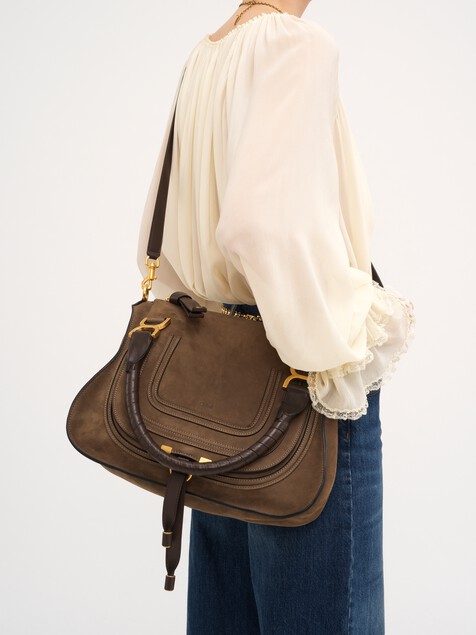 Marcie bag in nubuck leather