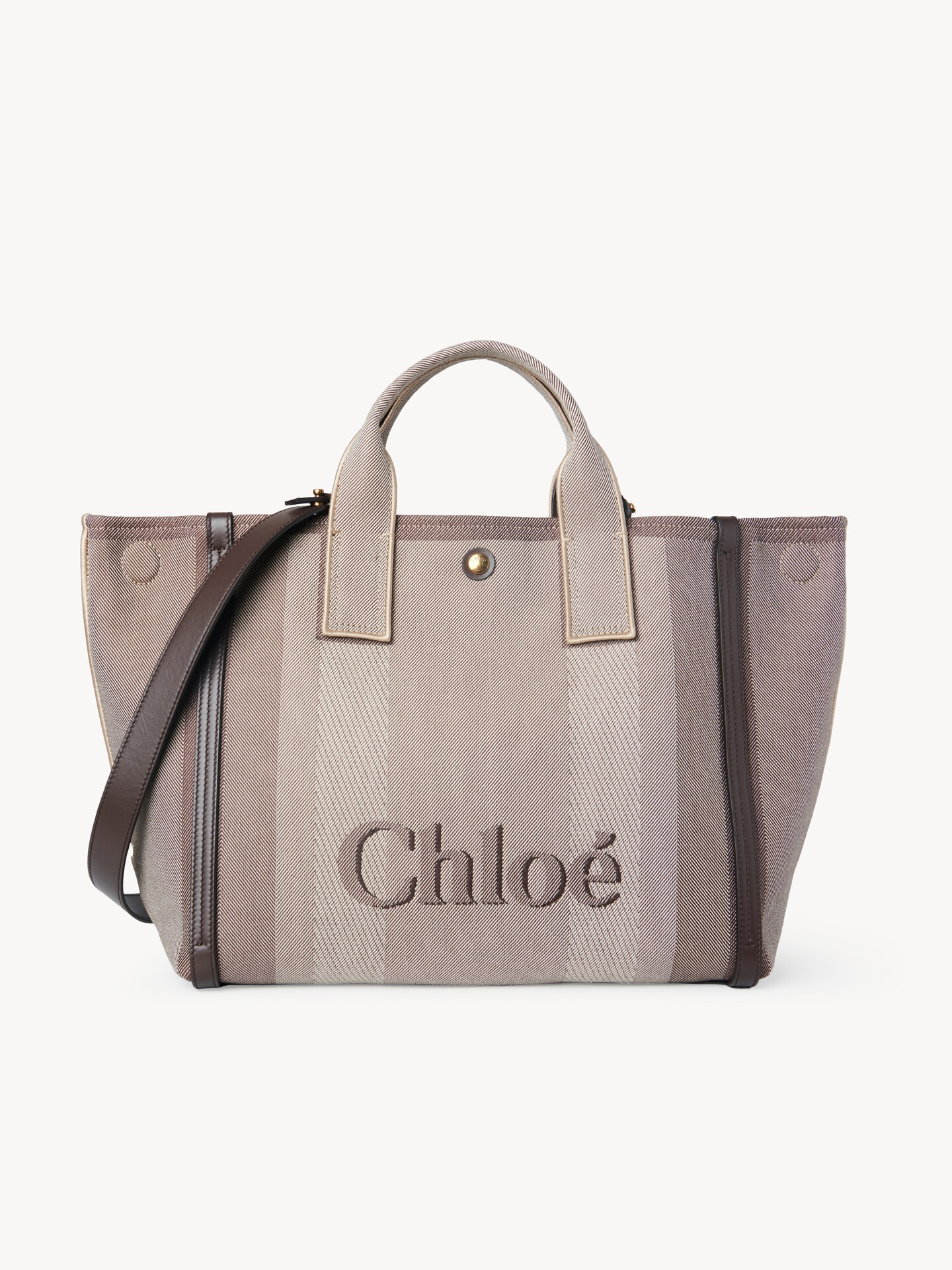 Chlo&eacute; Carry tote bag in canvas - 6