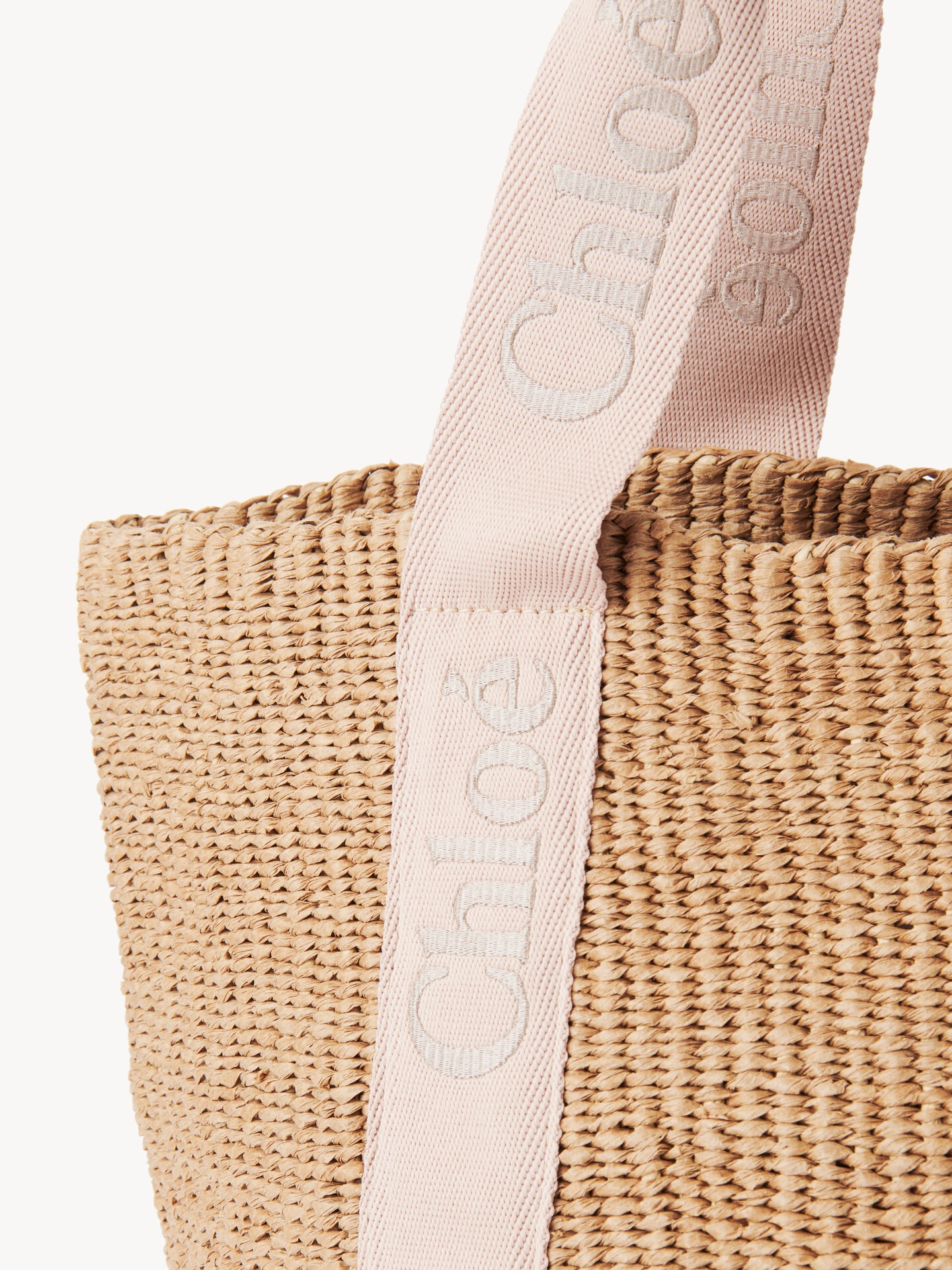Large Woody basket in natural fibres - 8