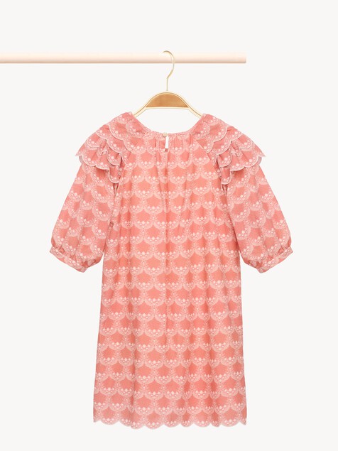 Kids' puff-sleeve dress