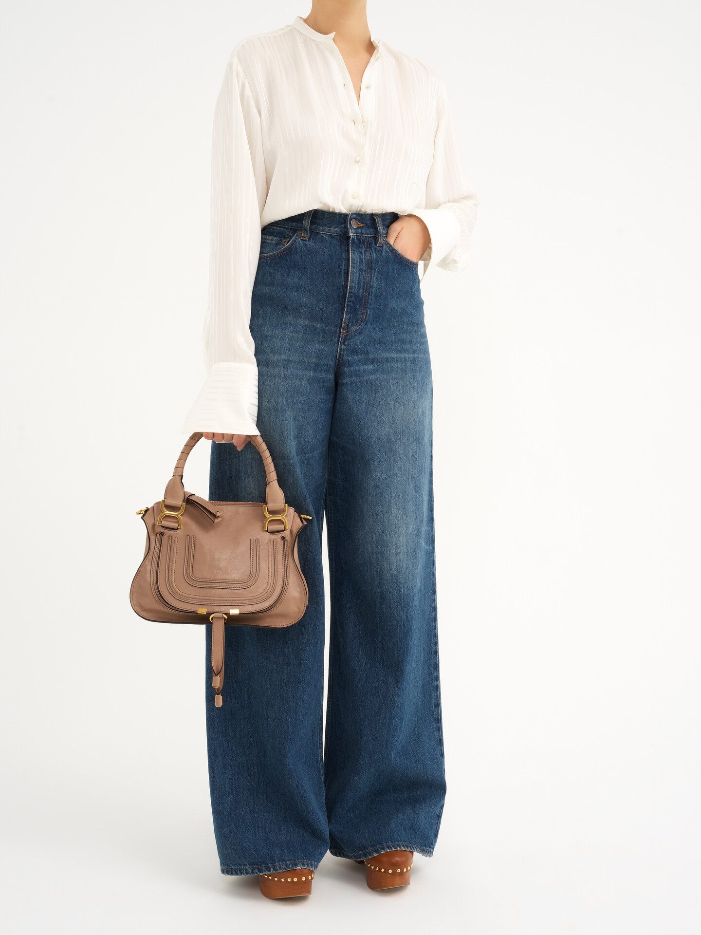 Small Marcie bag in shiny leather - 4