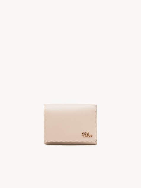 Small Chloé Iconic tri-fold with coin pocket in shiny leather