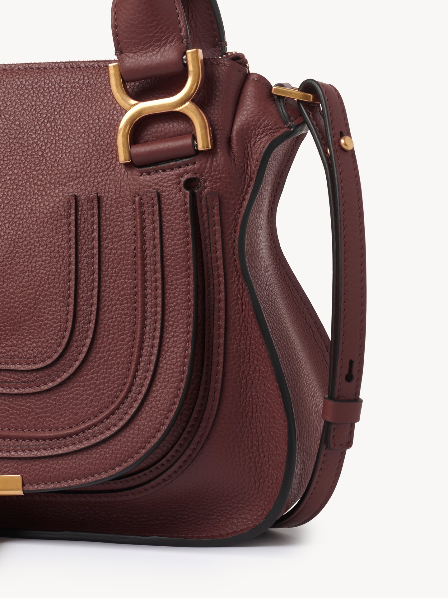 Small Marcie bag in grained leather - 6