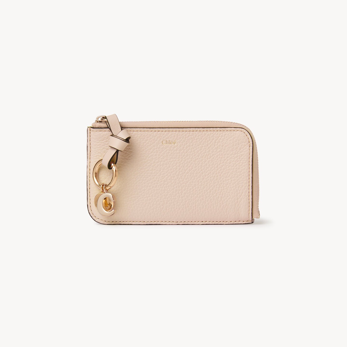Alphabet purse in grained leather - 4