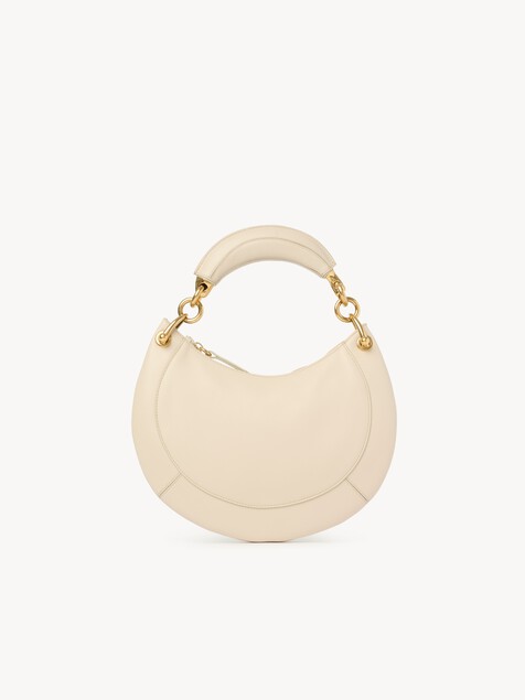 Small Chlo&eacute; Banana zipped hobo bag in soft leather