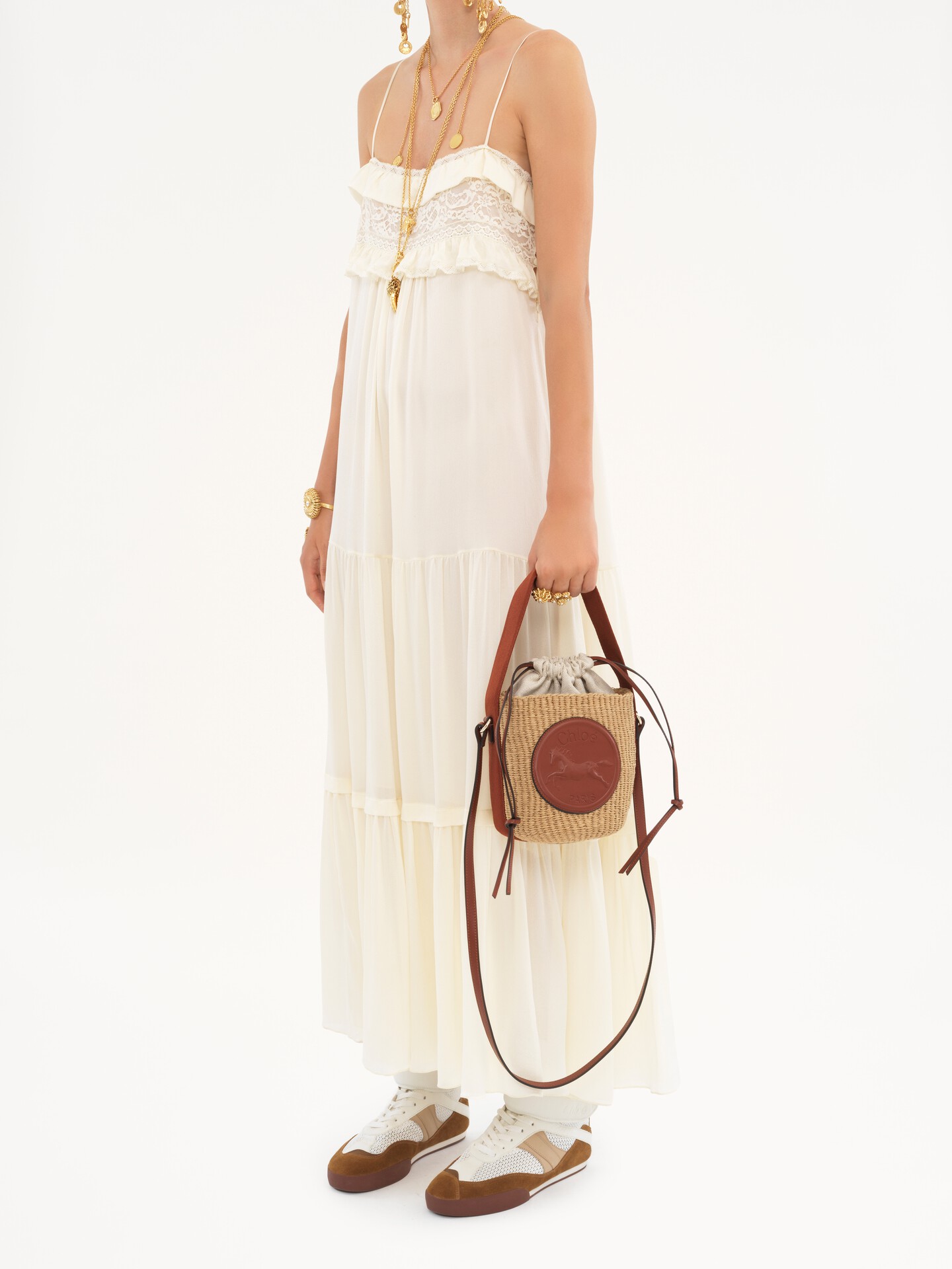 Small Horse Medal Basket in natural fibres - 7