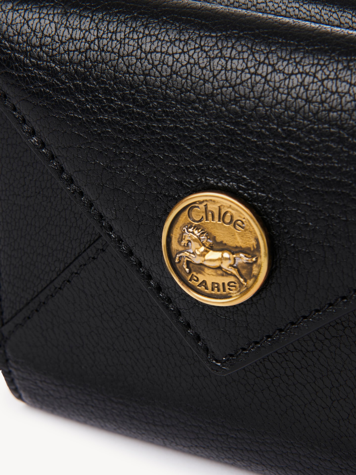 Small Envelope tri-fold in grained leather - 6