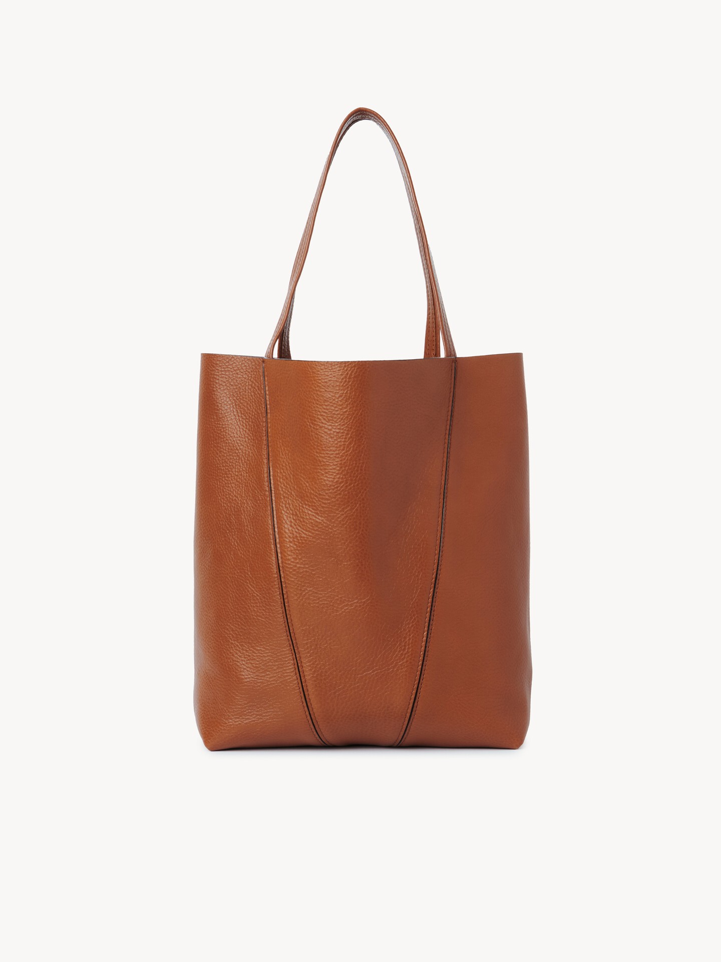 Chlo&eacute; Spin tote bag in grained leather - 6