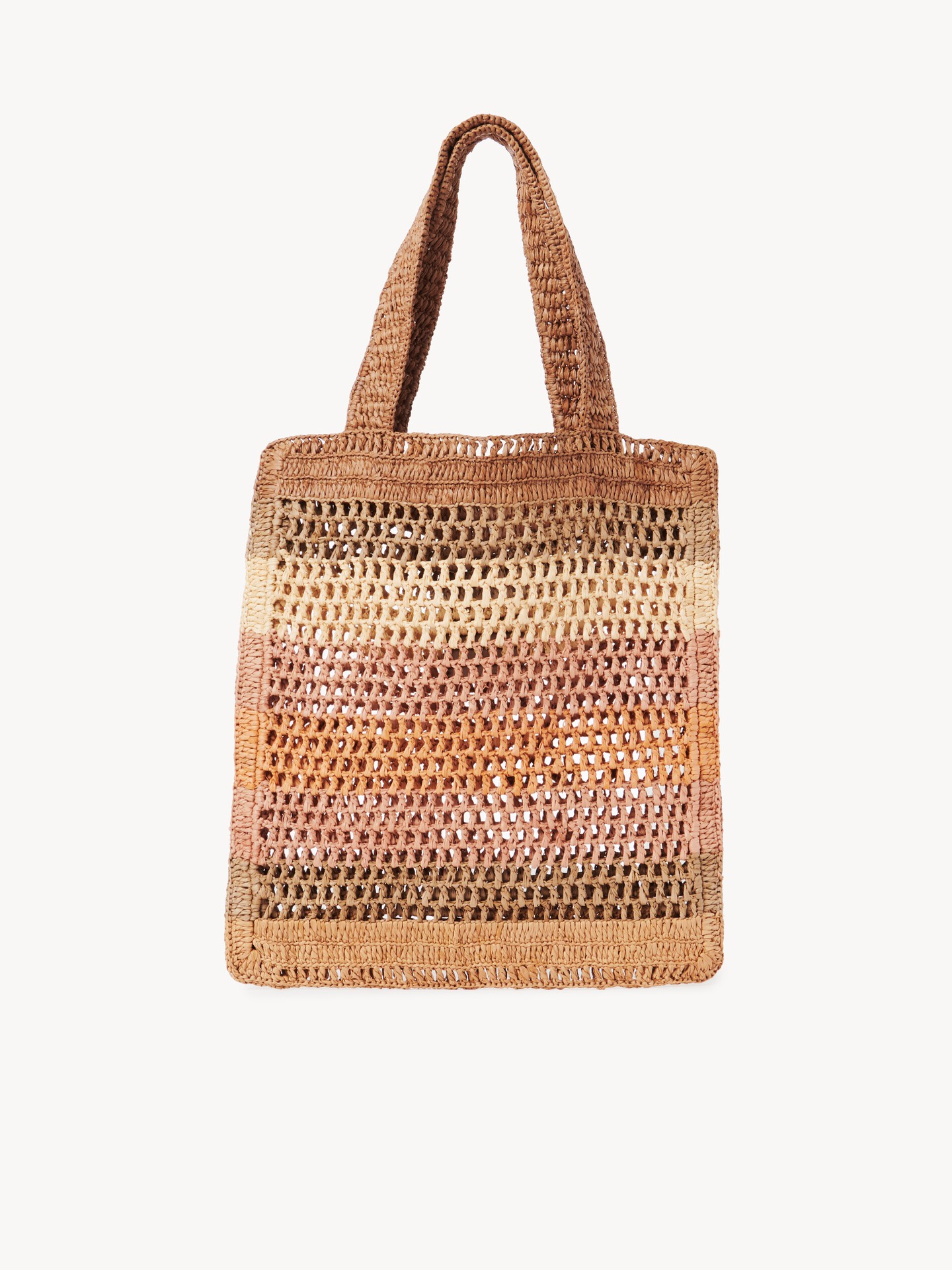 Summer Banana tote bag in raffia - 5