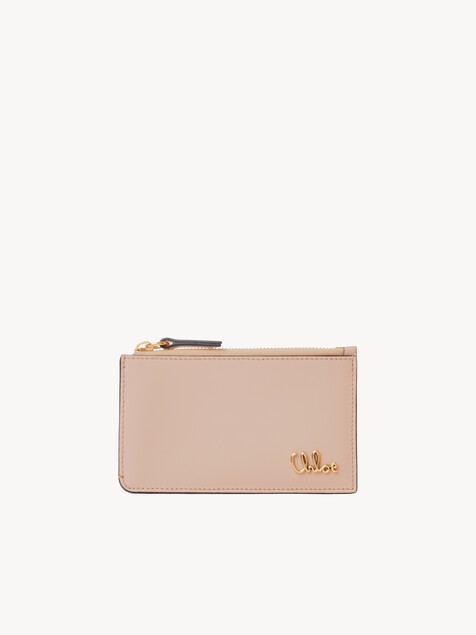 Small Chloé Iconic purse with card slots in grained leather