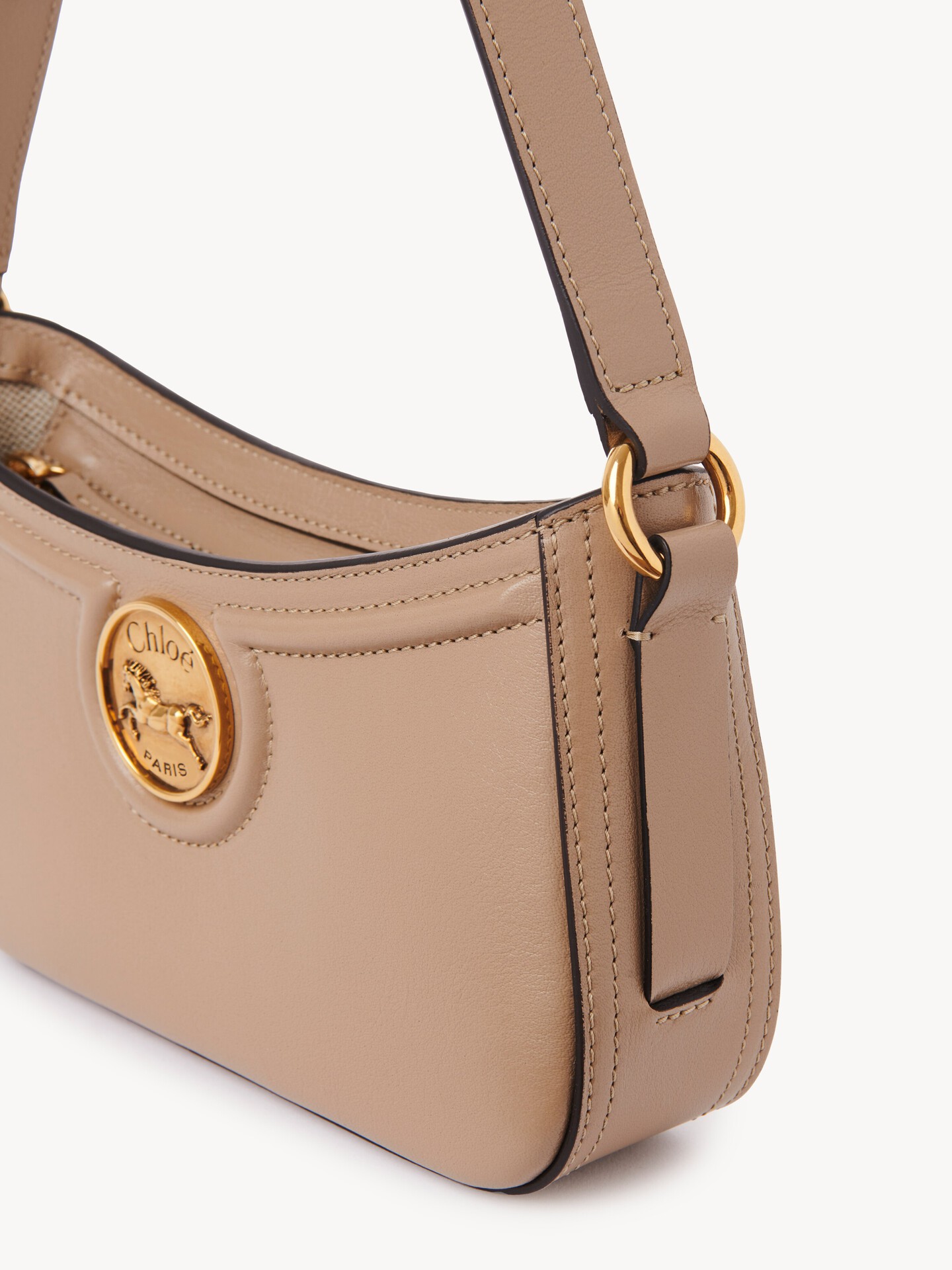 Horse Medal shoulder bag in grained leather - 4
