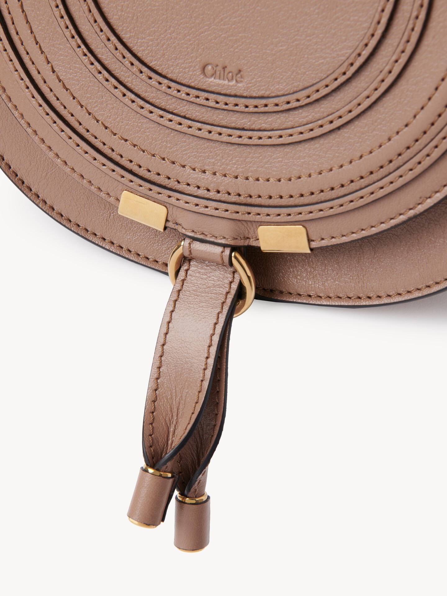 Small Marcie saddle bag in shiny leather - 6