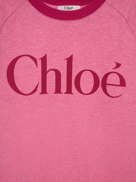 Kids' short-sleeve logo dress