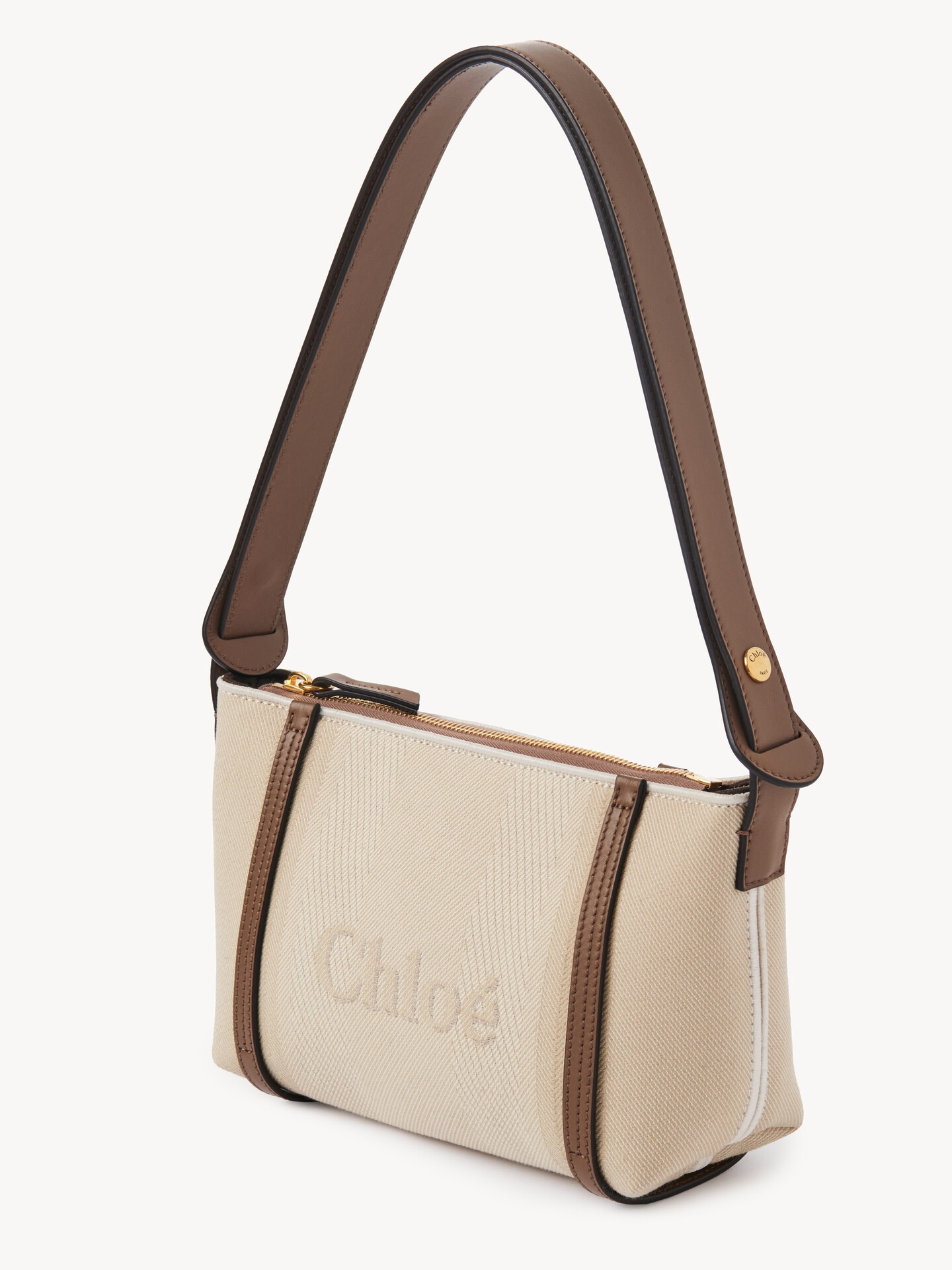 Chlo&eacute; Carry shoulder bag in canvas - 4