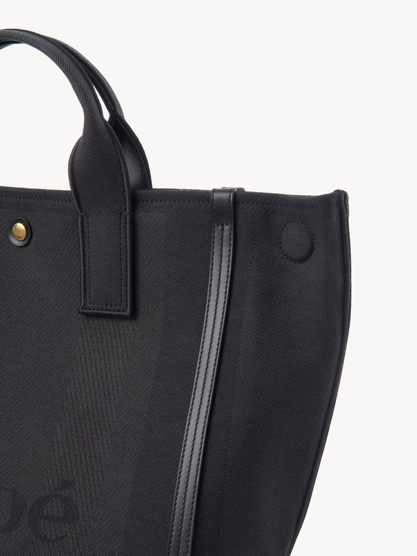 Chlo&eacute; Carry tote bag in canvas - 7